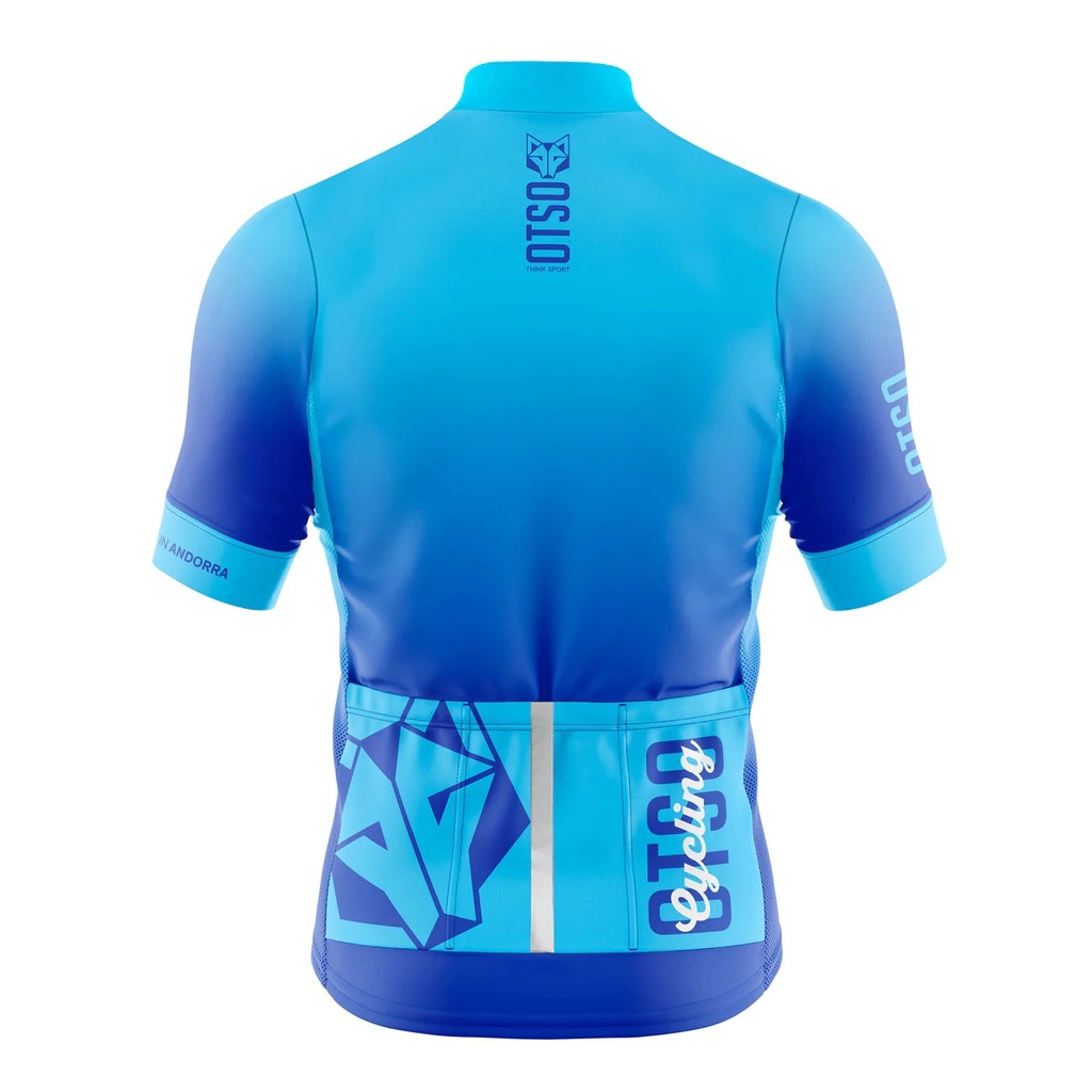 Cycling Jersey Fluo Blue