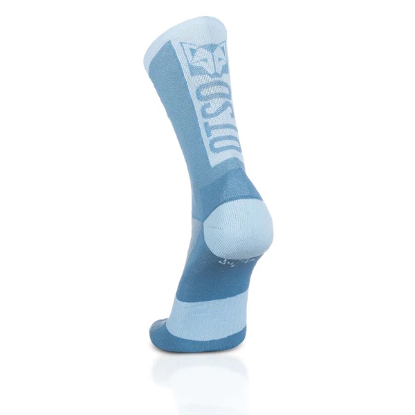 Cycling Socks High Cut Steel Blue & Turquoise
