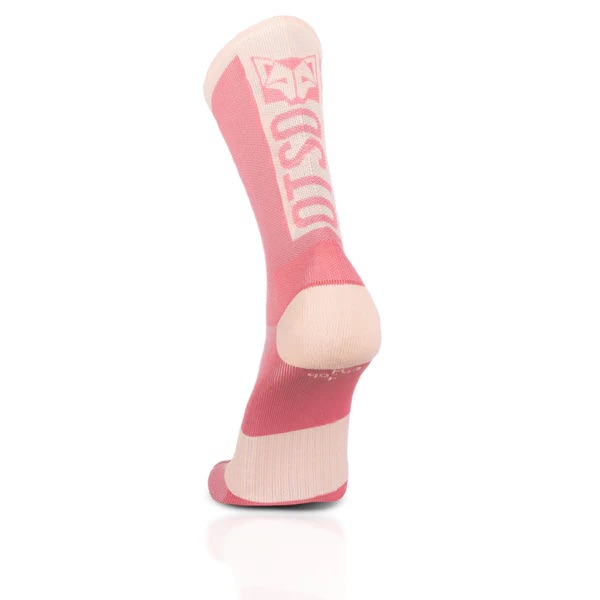 Cycling Socks High Cut Salmon & Coral Pink