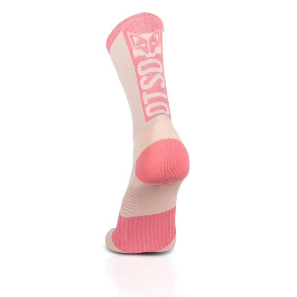 Cycling Socks High Cut Coral Pink & Salmon