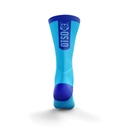 Cycling Socks High Cut Fluo Blue