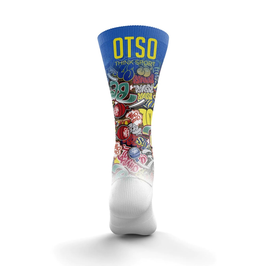 Funny Socks High Cut Chupa Chups Graffiti