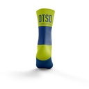 Multisport Socks Medium Cut Electric Blue & Fluo Yellow