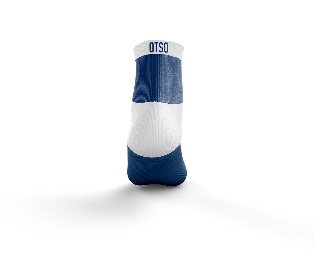 Multisport Socks Low Cut Electric Blue & White