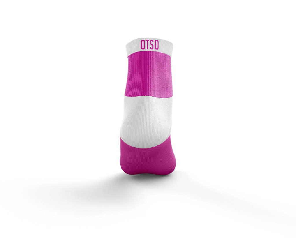 Multisport Socks Low Cut Fluo Pink & White