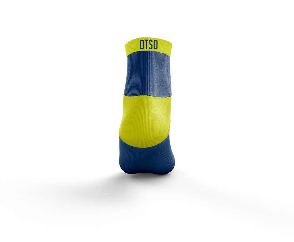 Multisport Socks Low Cut Electric Blue & Fluo Yellow