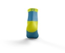 Multisport Socks Low Cut Light Blue & Fluo Yellow