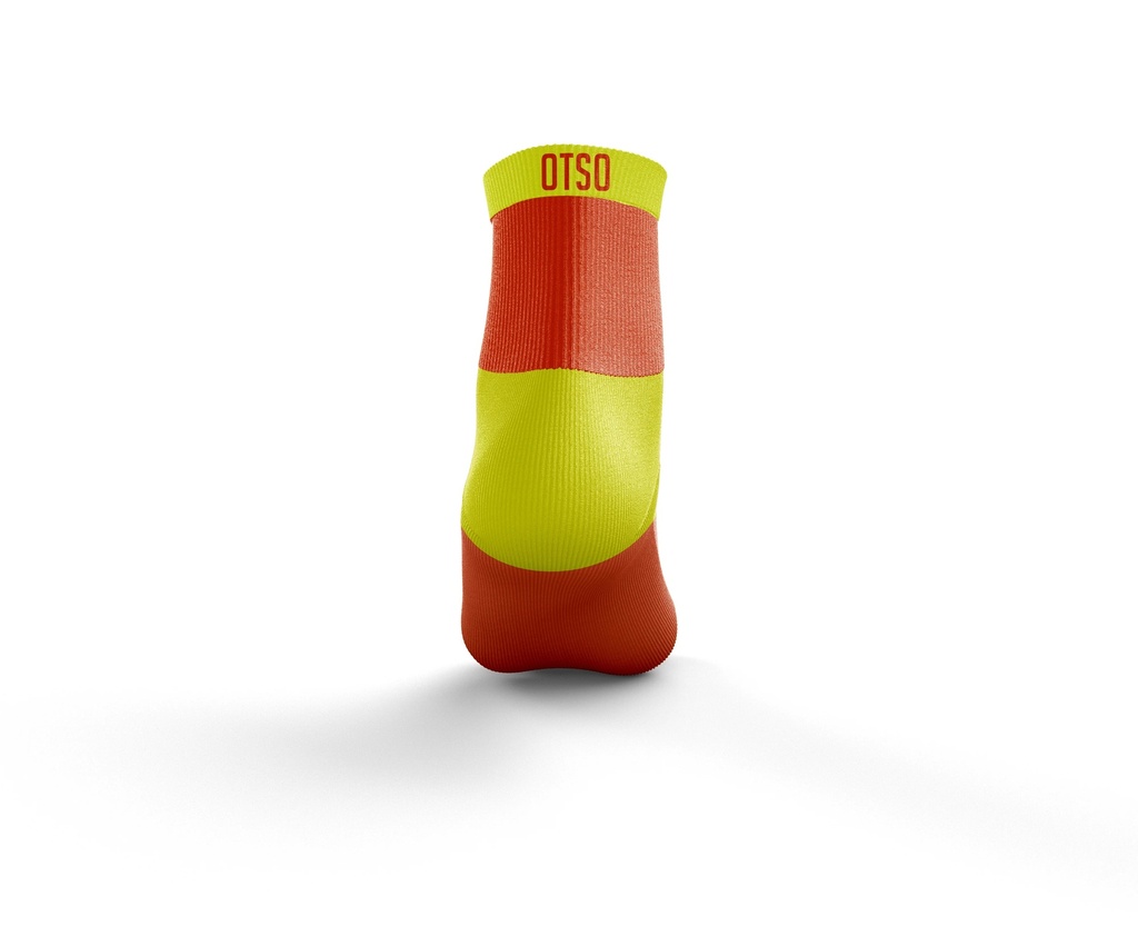 Multisport Socks Low Cut Fluo Orange & Fluo Yellow