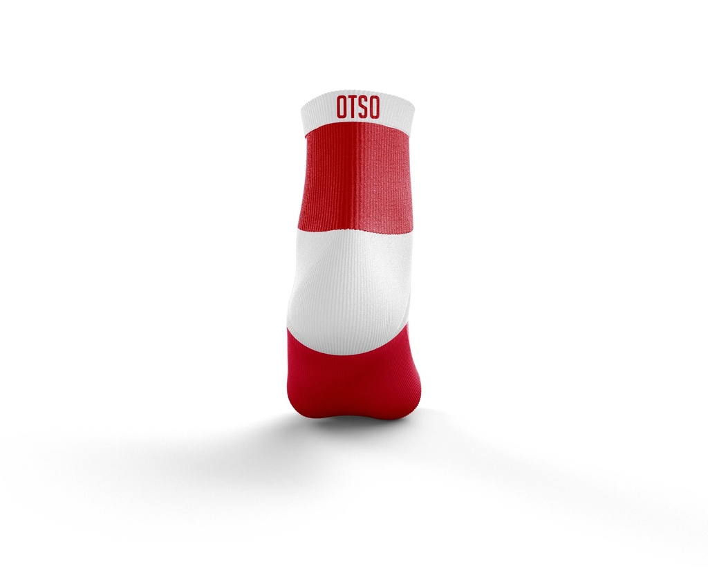 Multisport Socks Low Cut Red & White