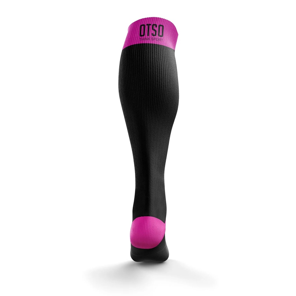 Recovery Socks Black & Fluo Pink