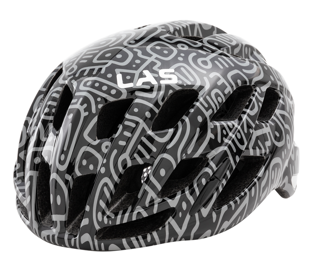 LAS Xeno Art (S-M (54-59cm), Black/Grey)