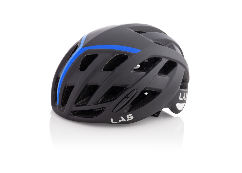 LAS Xeno Nobilis (S-M (54-59cm), Matt Black/Blue)