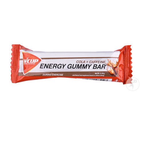 Wcup Energy Gummy Bar Cola Blast 24x60g + Caffeine