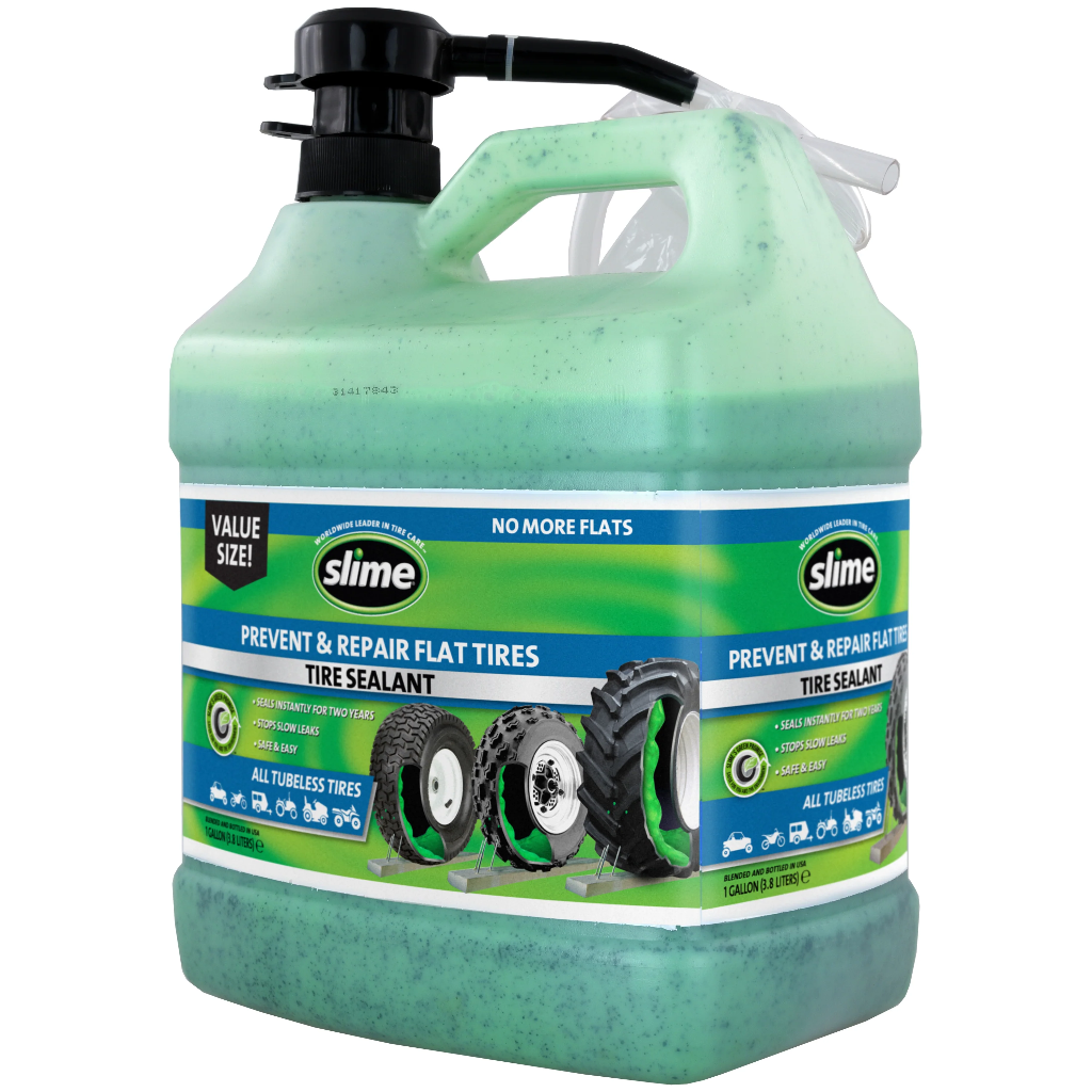[SDSB-1G/02-IN] Slime Tubeless Sealant avec pompe doseuse 3,8L (1 Gallon)