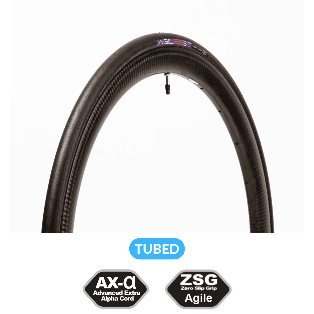 [RF725-AG-B] AGILEST (700x25C, Black/Black)