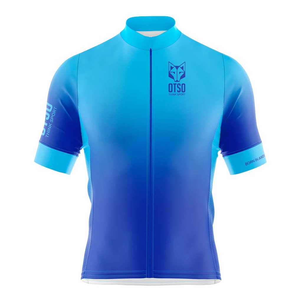 Cycling Jersey Fluo Blue