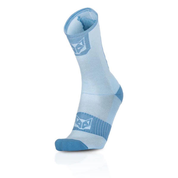 Cycling Socks High Cut Turquoise & Steel Blue