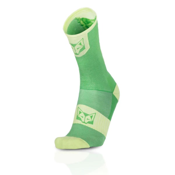 Cycling Socks High Cut Apple Green & Lime