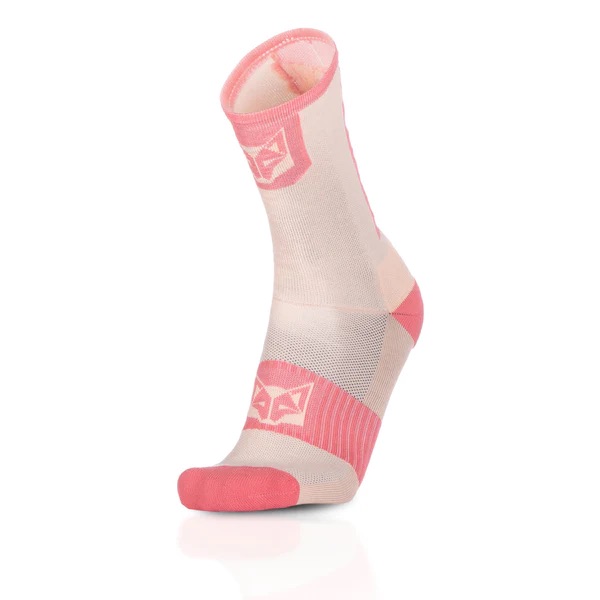 Cycling Socks High Cut Coral Pink & Salmon