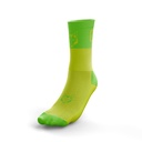 Multisport Socks Medium Cut Fluo Yellow & Fluo Green