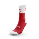 Multisport Socks Medium Cut Red & White