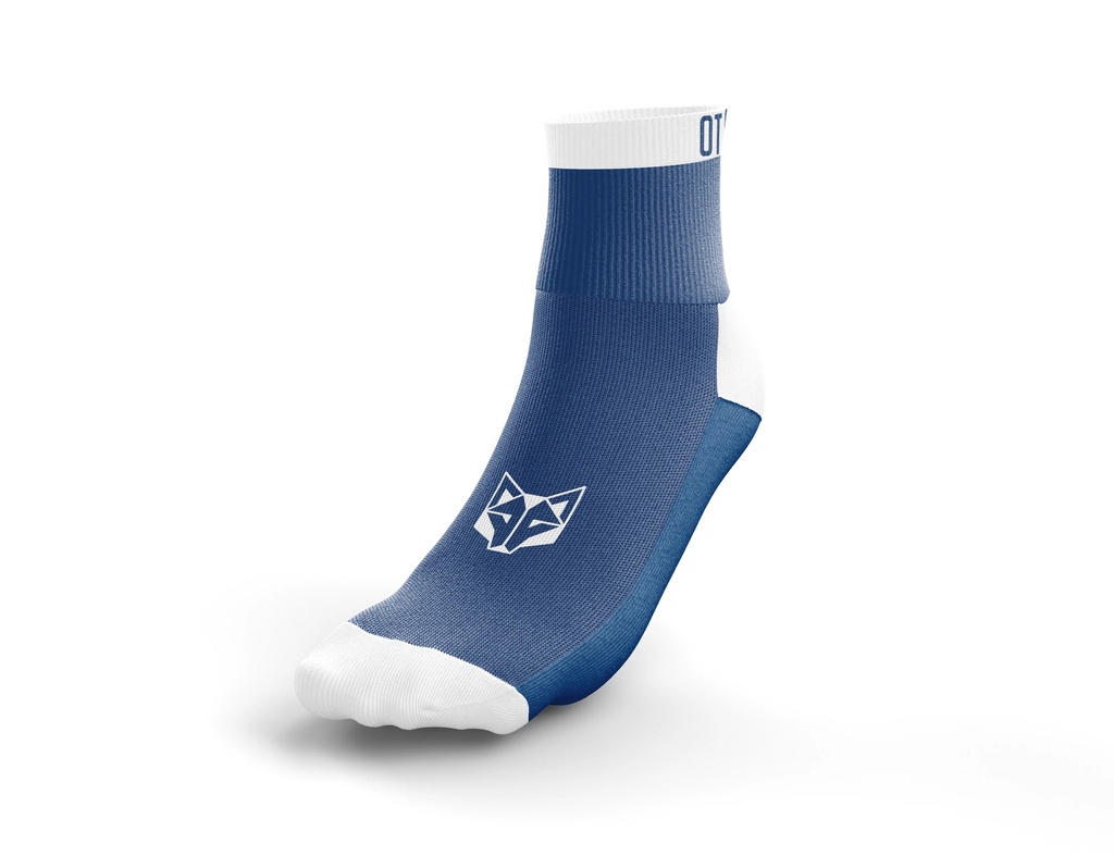 Multisport Socks Low Cut Electric Blue & White