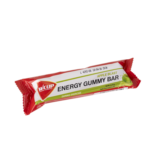 [WCBE64] Wcup Energy Gummy Bar Apple Blast 24x60g